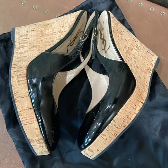 YSL patent leather slingback shoes - Picture 5 of 11